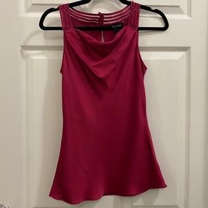 Silky blouse magenta